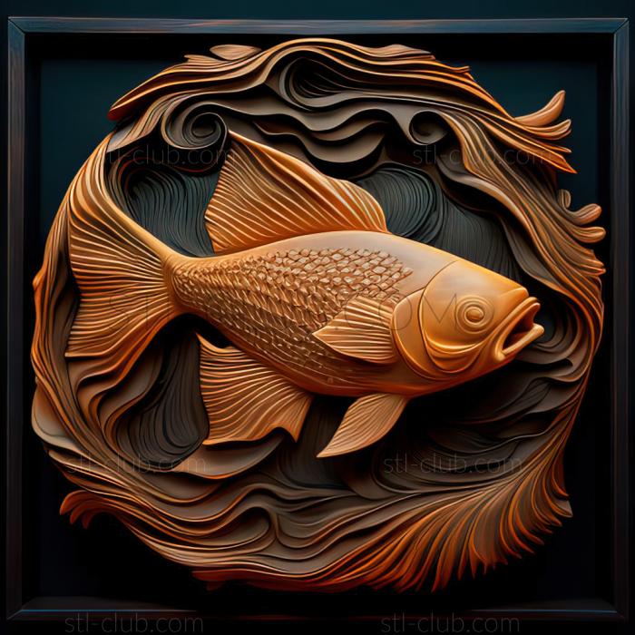 3D model st Shukin fish (STL)